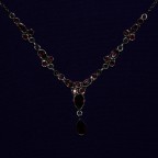 Silver and Garnet Necklace 114